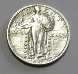 1923 HIGH GRADE STANDING LIBERTY QUARTER