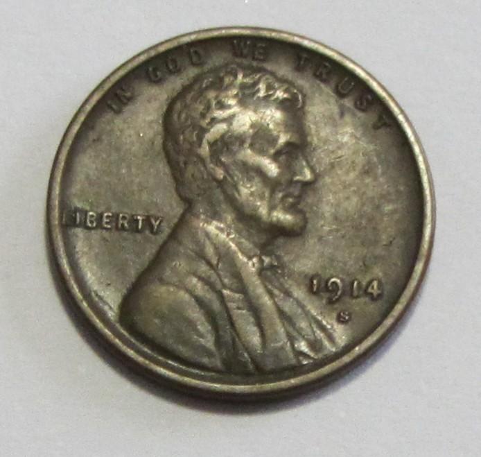 1914-S BETTER DATE WHEAT CENT