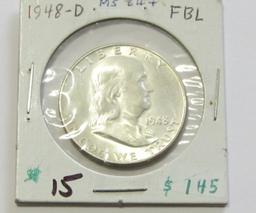 1948 D Uncirculated Franklin