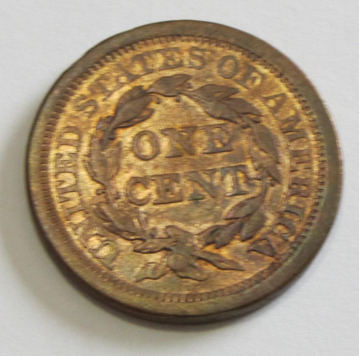 1843 LARGE CENT