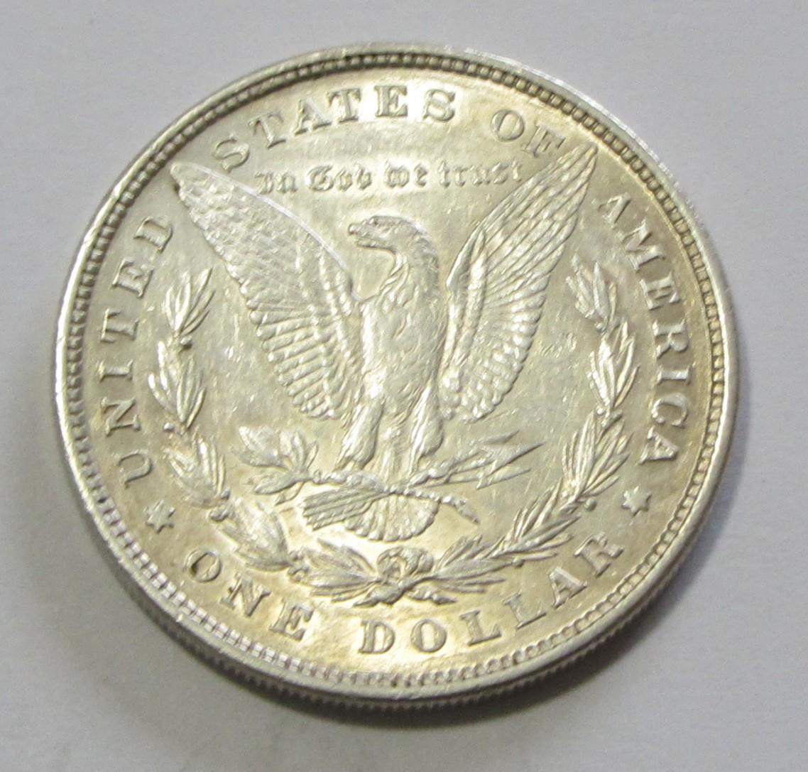 $1 8 TAIL FEATHERS MORGAN 1878
