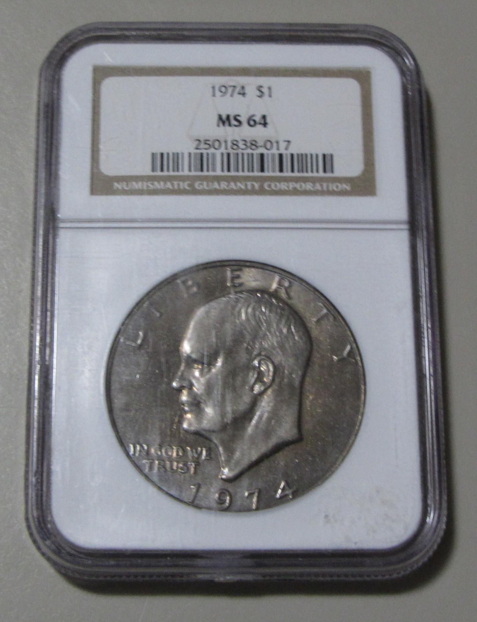 $1 1974 IKE NGC 64