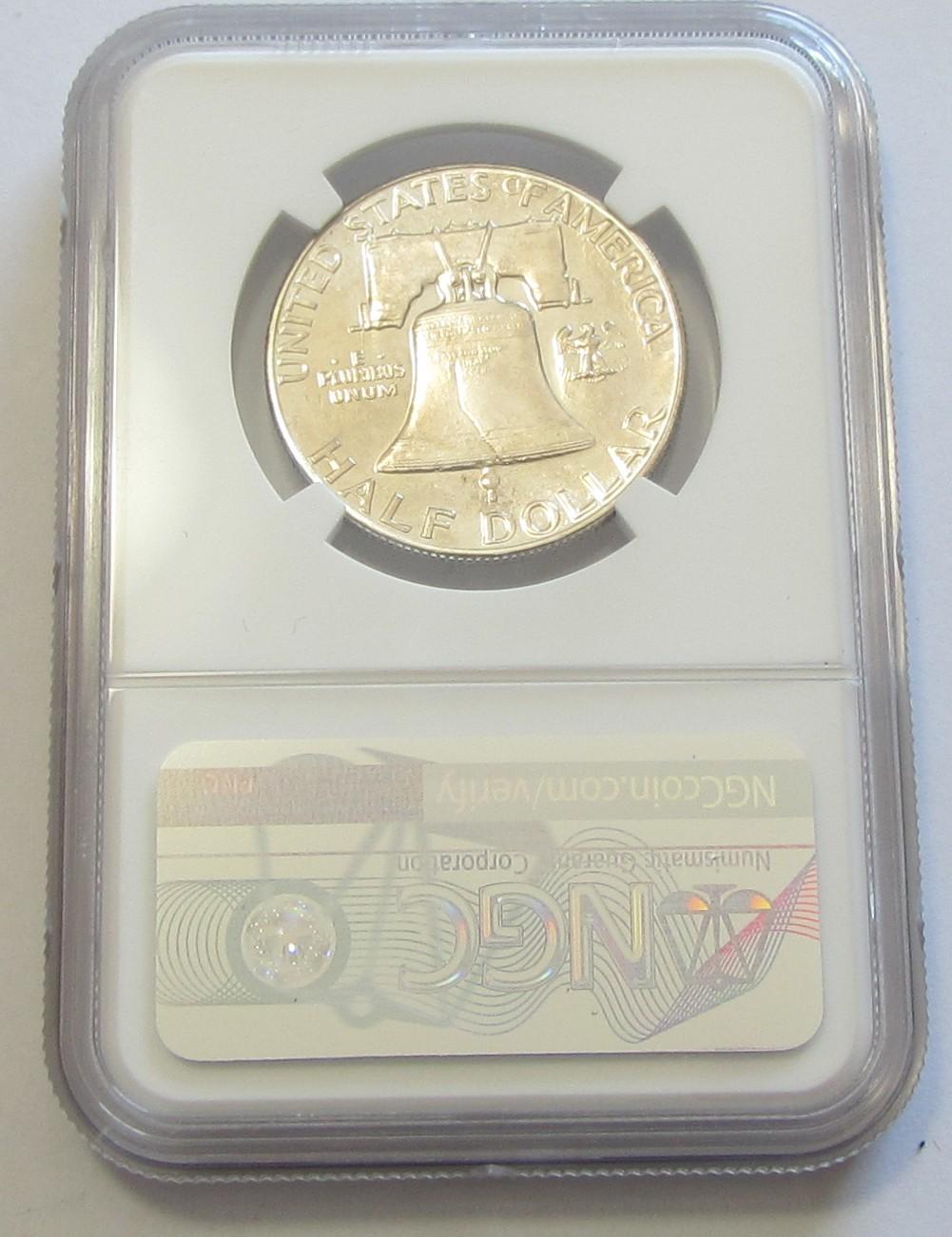 1954 PROOF FRANKLIN NGC 66