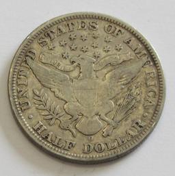 1900-O BARBER HALF