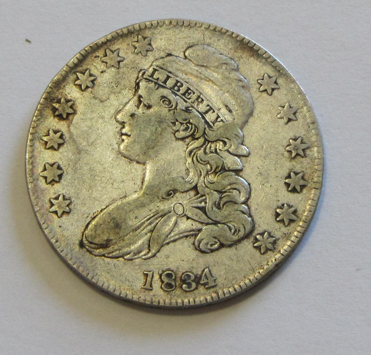 1834 BUST HALF DOLLAR