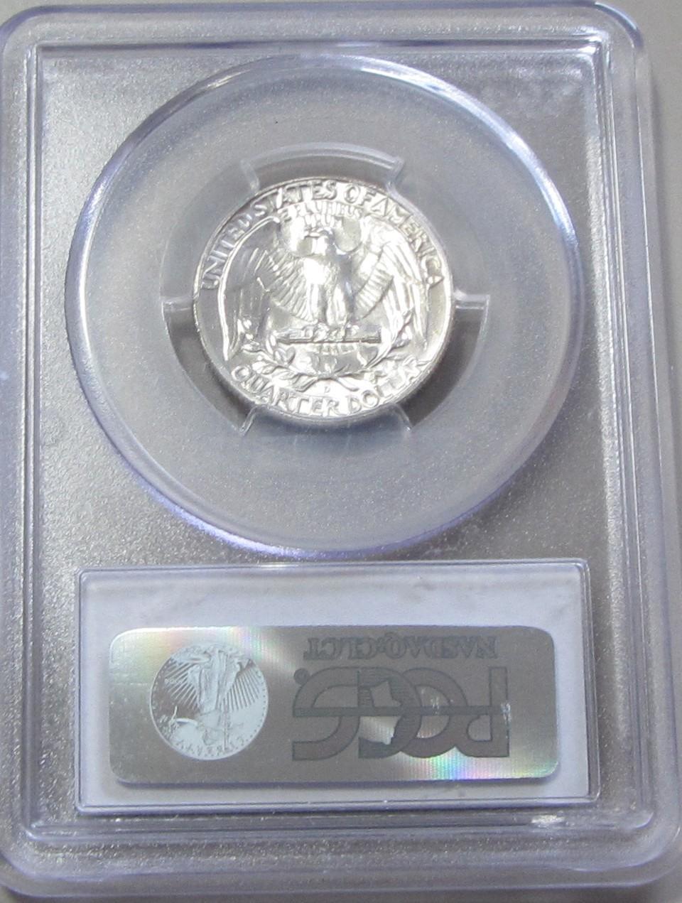 1964-D QUARTER PCGS 64