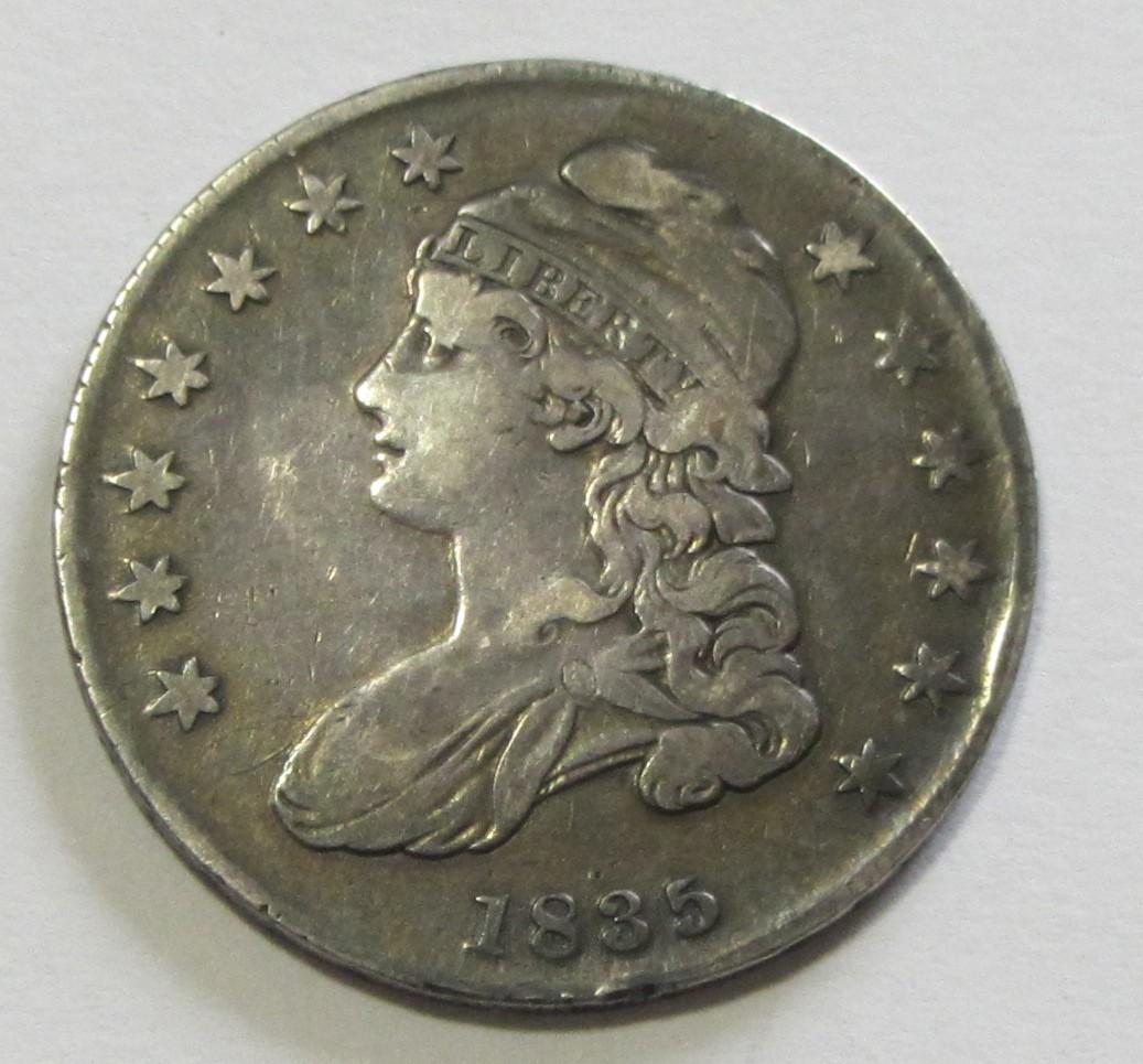 1835 CAPPED BUST HALF