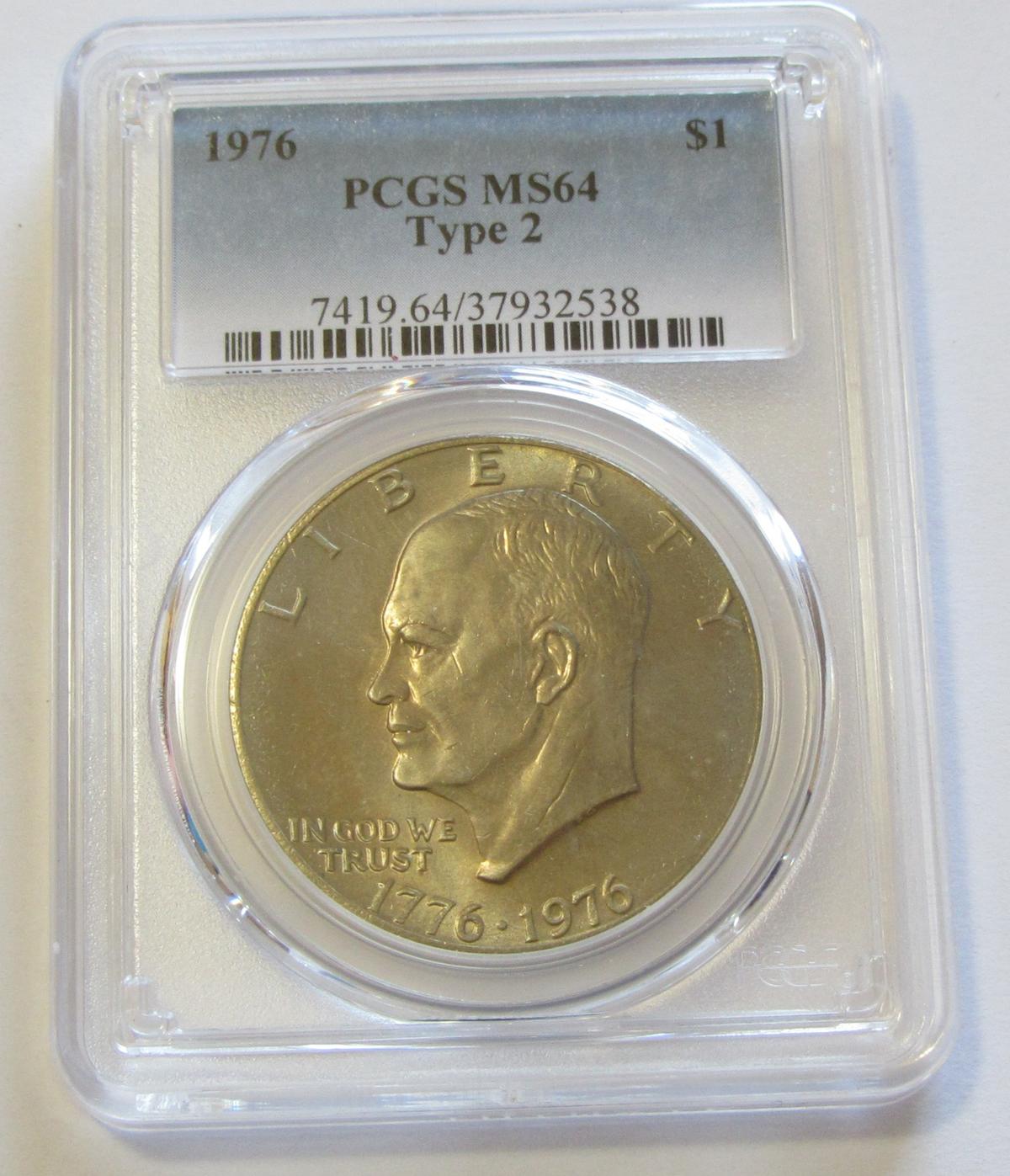 $1 1976 PCGS 64 T2