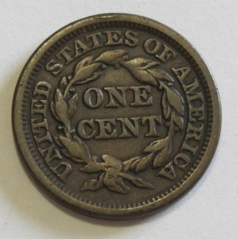 1846 BRAIDED LARGE CENT
