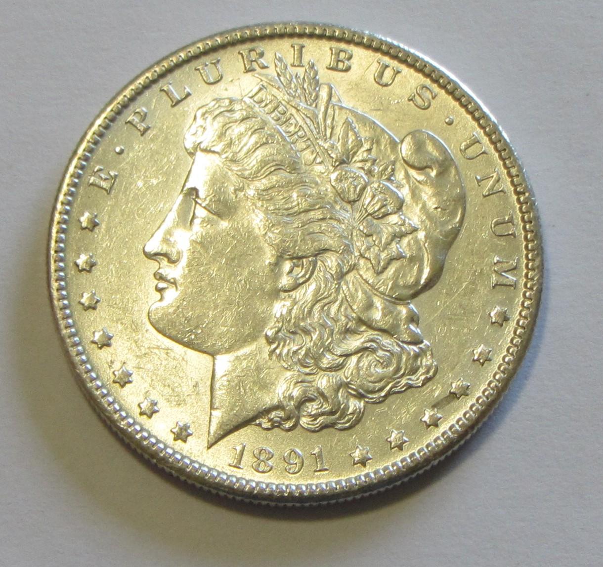 BU $1 1891-S MORGAN