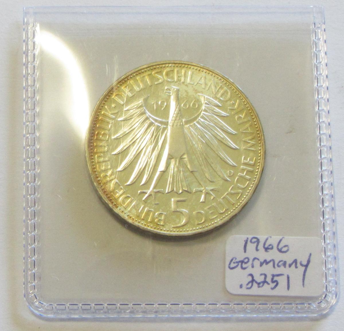 SILVER GERMAN 5 MARK