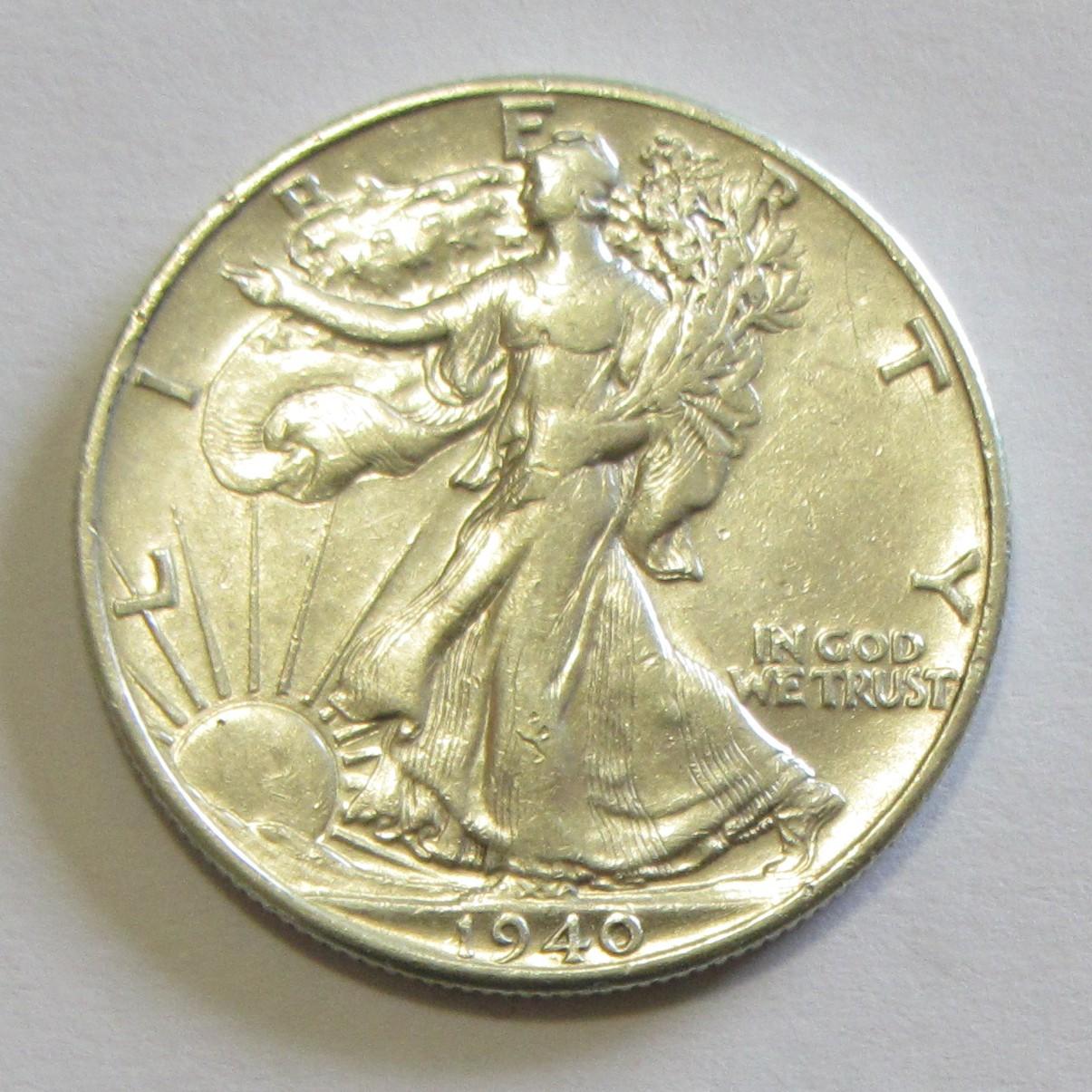 1940 WALKING LIBERTY HALF