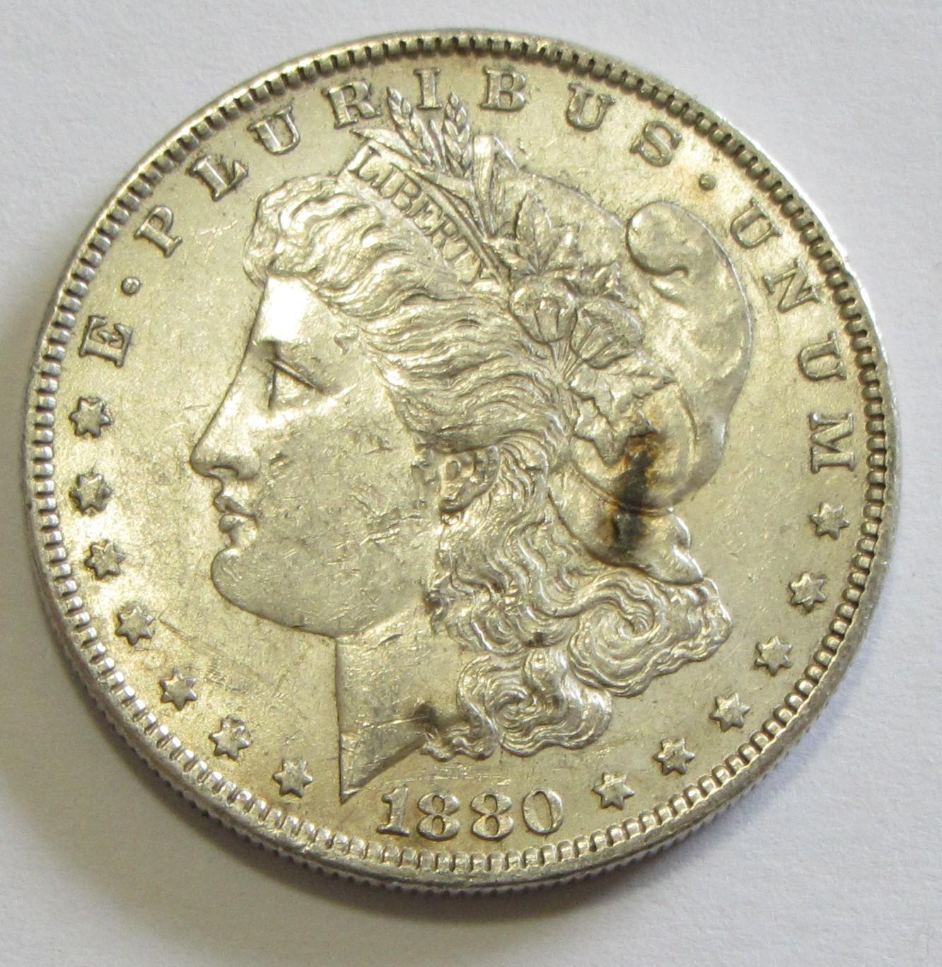 1880 O MORGAN SILVER DOLLAR