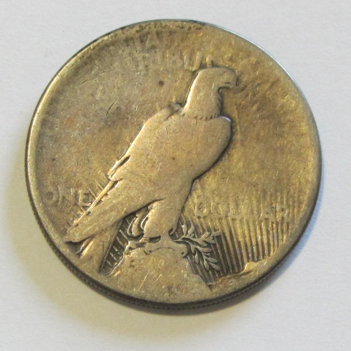 KEY DATE $1 1921 PEACE SILVER DOLLAR