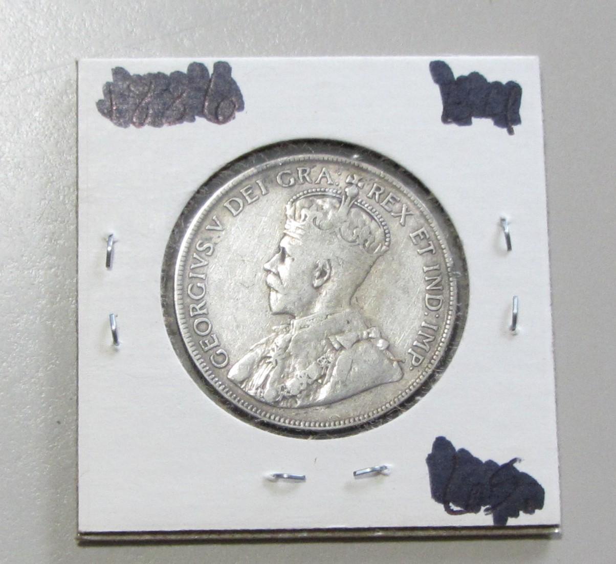 SILVER 1918 CANADA HALF DOLLAR