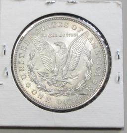 $1 1921 MORGAN SILVER DOLLAR SOME HAIRLINES