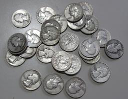 SILVER QUARTER LOT 90% $7.25 FACE VALUE