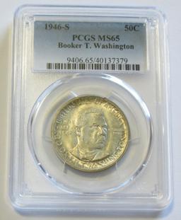 GEM 1946-S BTW COMMEMORATIVE PCGS MS 65