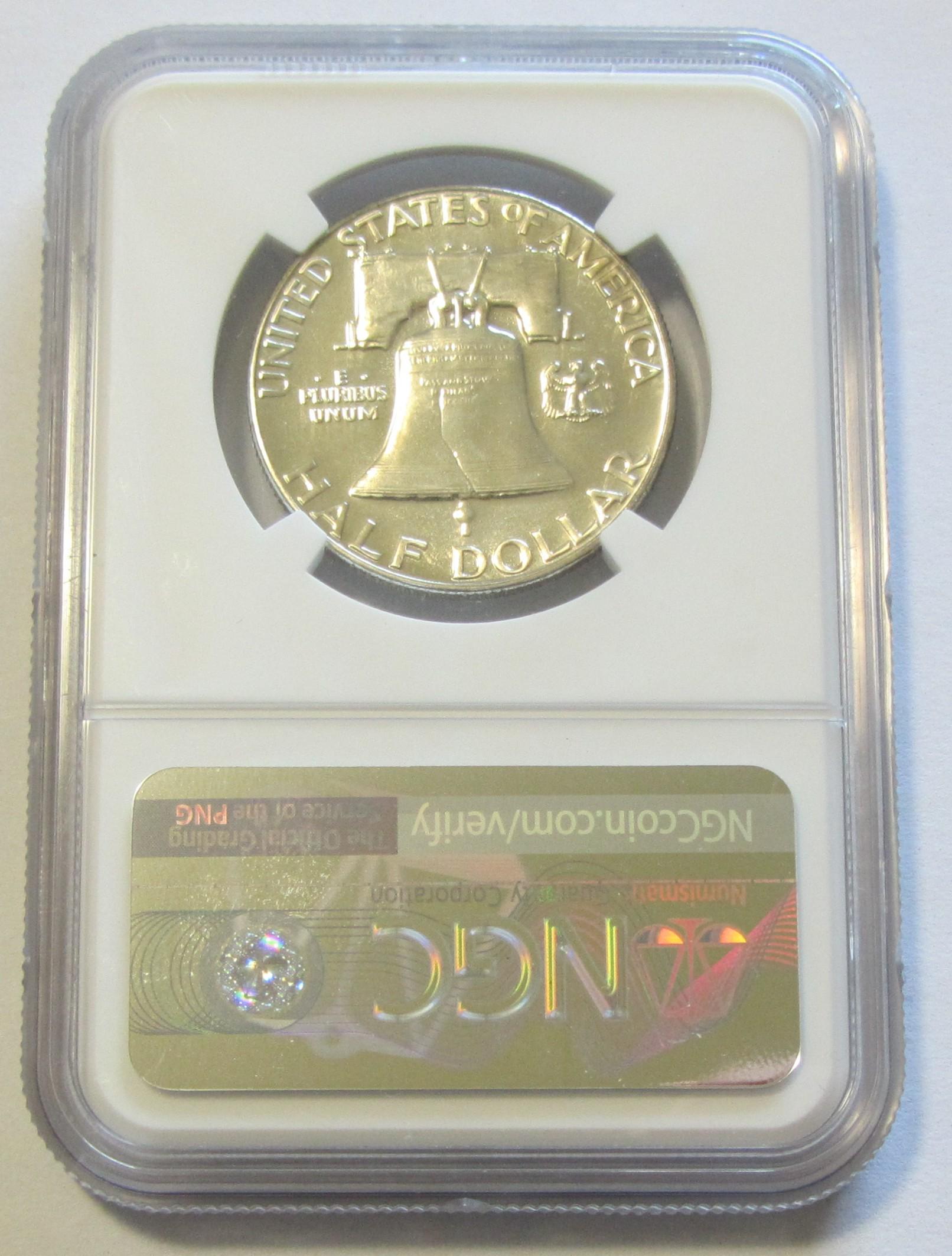 1954 PROOF FRANKLIN NGC PF66