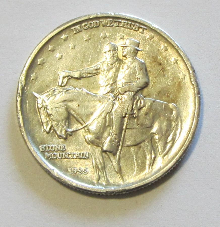 1925 STONE MOUNTAIN SILVER COMMEMORATIVE