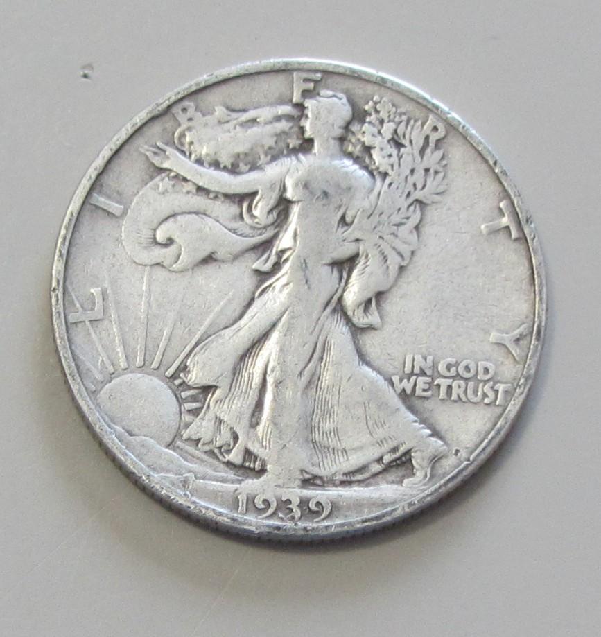 1939-S WALKING LIBERTY HALF