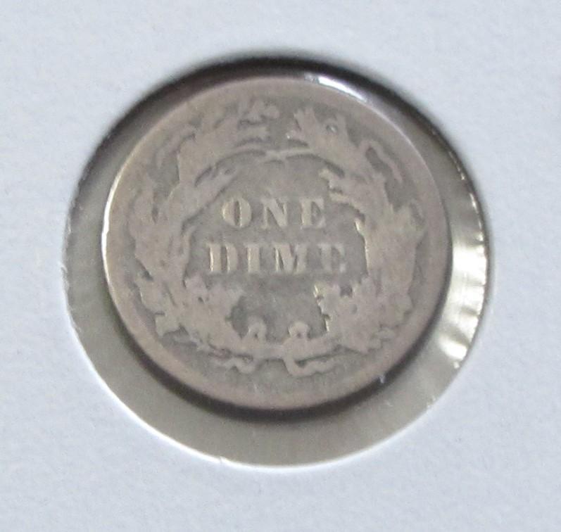 1889 SEATED DIME