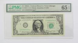 $1 1963A FRN PMG 65EPQ