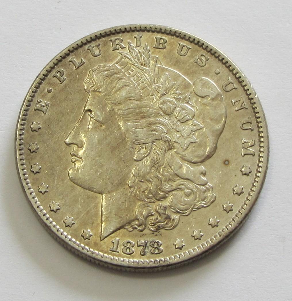 $1 1878 MORGAN SILVER DOLLAR