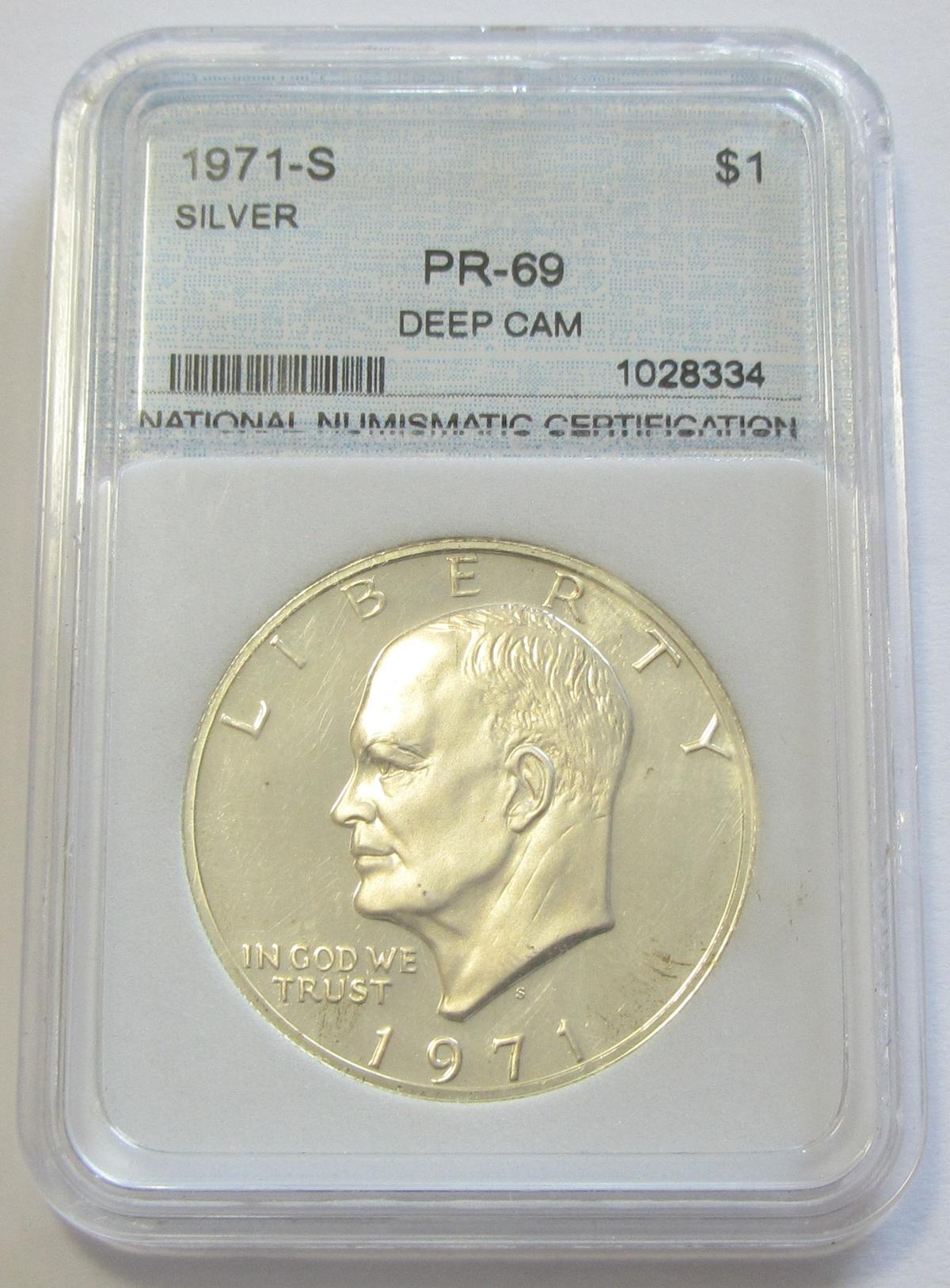 $1 SILVER 1971-S IKE PROOF