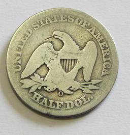 1856-O SEATED HALF