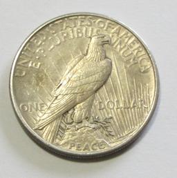 $1 KEY DATE 1921 PEACE SILVER DOLLAR