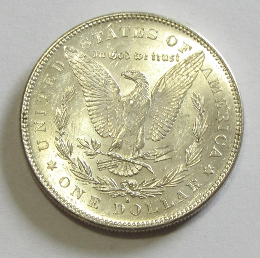 $1 1878-S MORGAN BU LUSTER