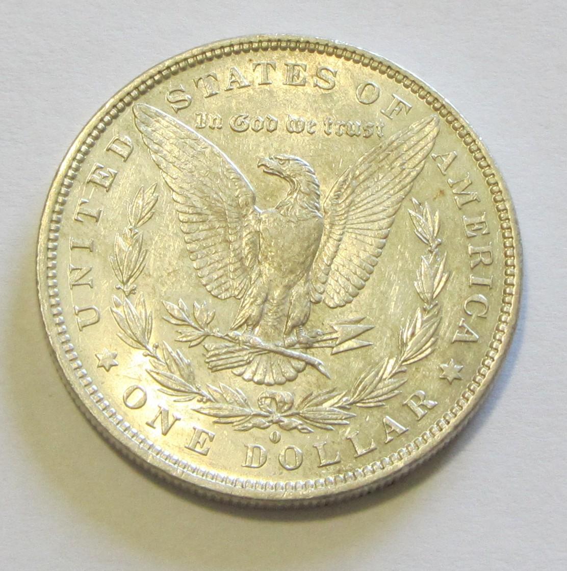 $1 1880-O MORGAN SILVER DOLLAR