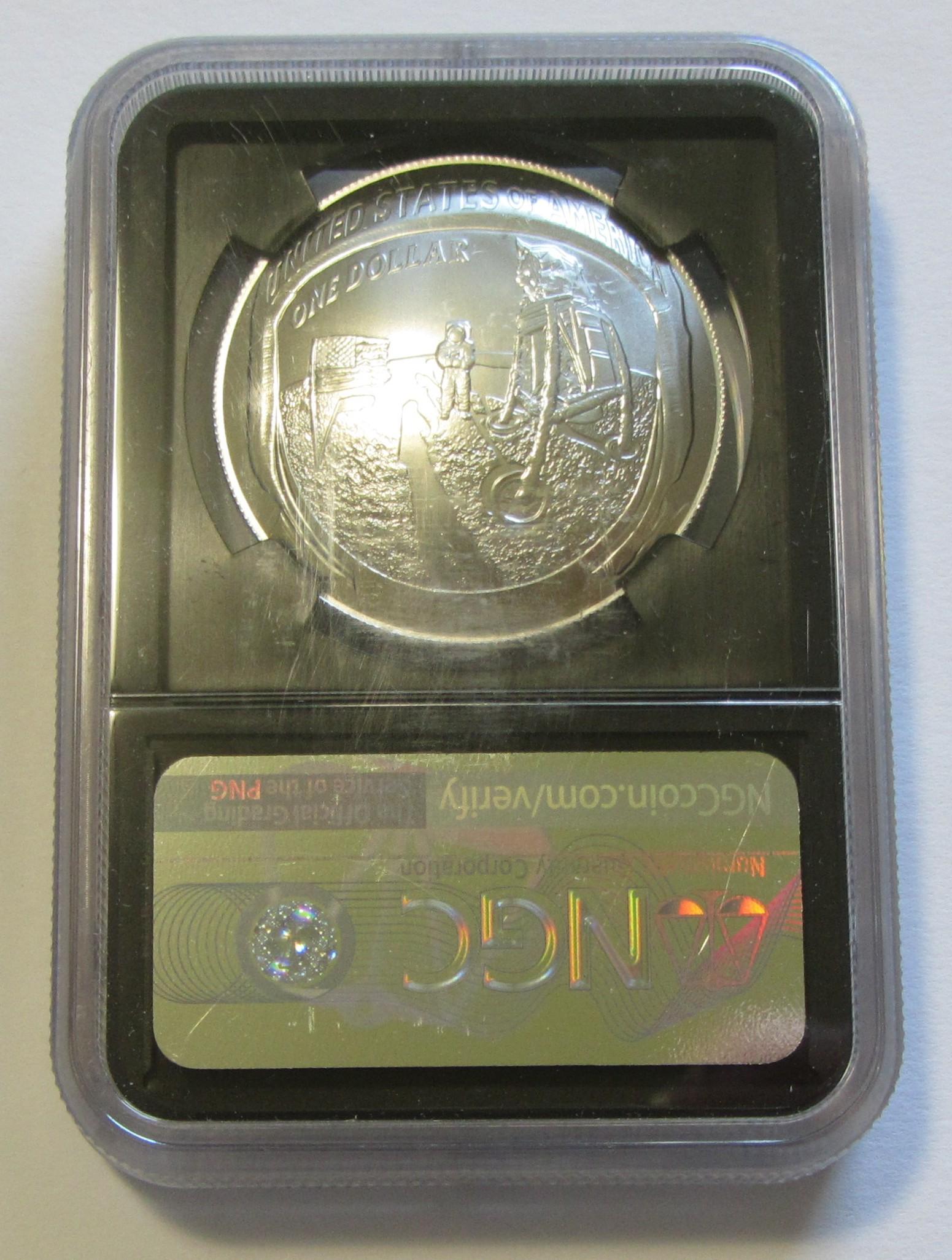 SILVER APOLLO 11 2019 NGC 70