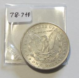 $1 1878 MORGAN 7 TAIL FEATHERS
