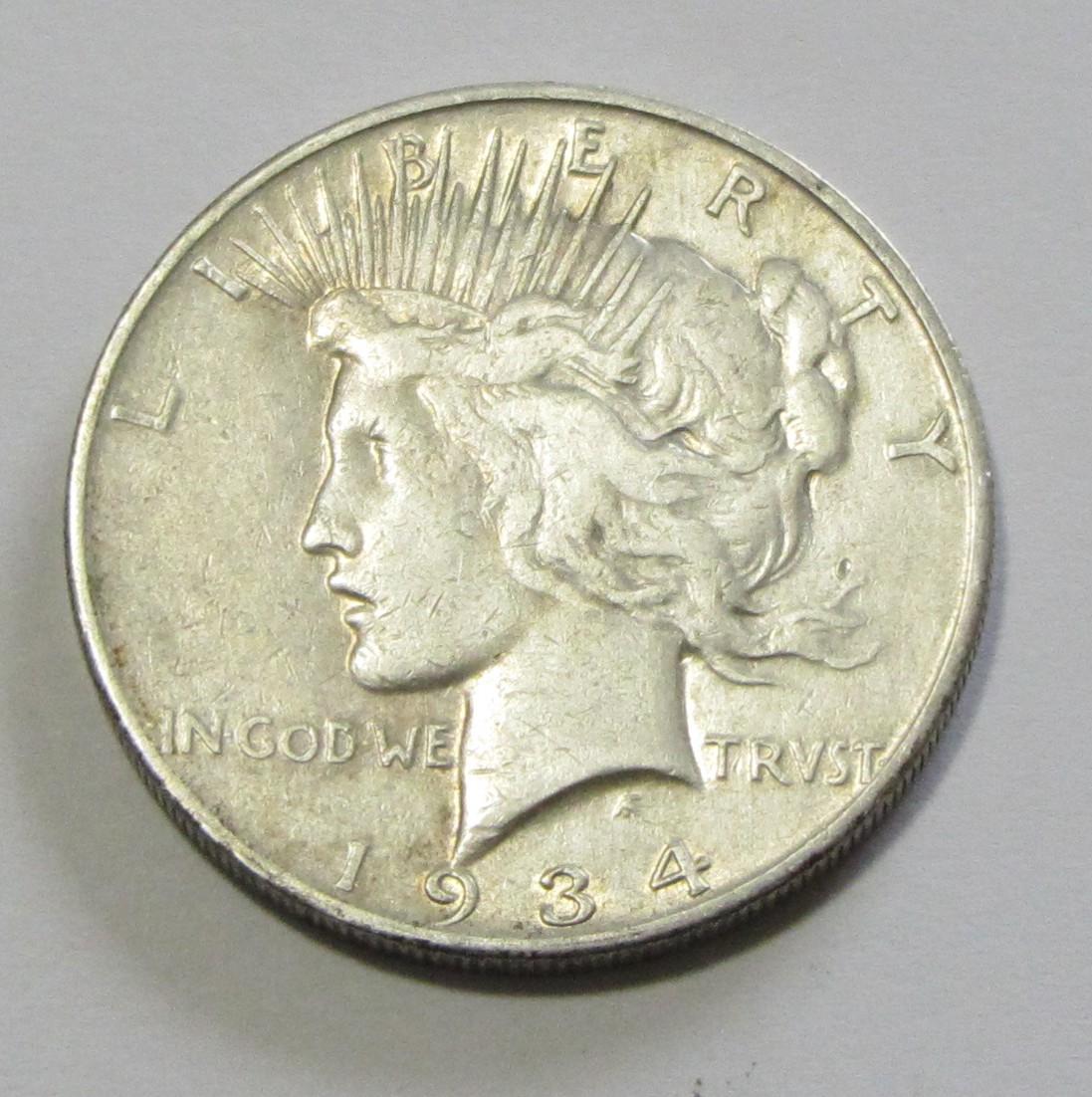 $1 1934-S PEACE DOLLAR