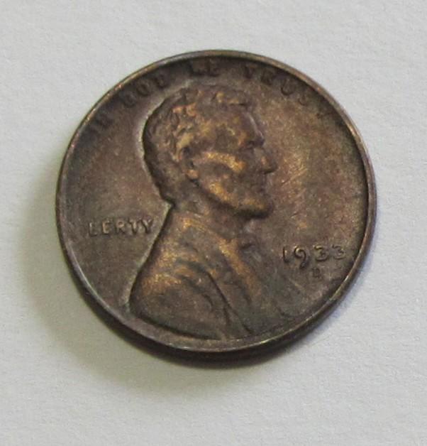 1933-S WHEAT CENT HIGH GRADE