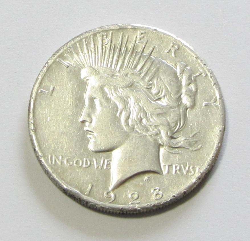 KEY DATE $1 1928 PEACE DOLLAR