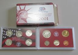 2001 SILVER PROOF SET