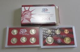 2001 SILVER PROOF SET