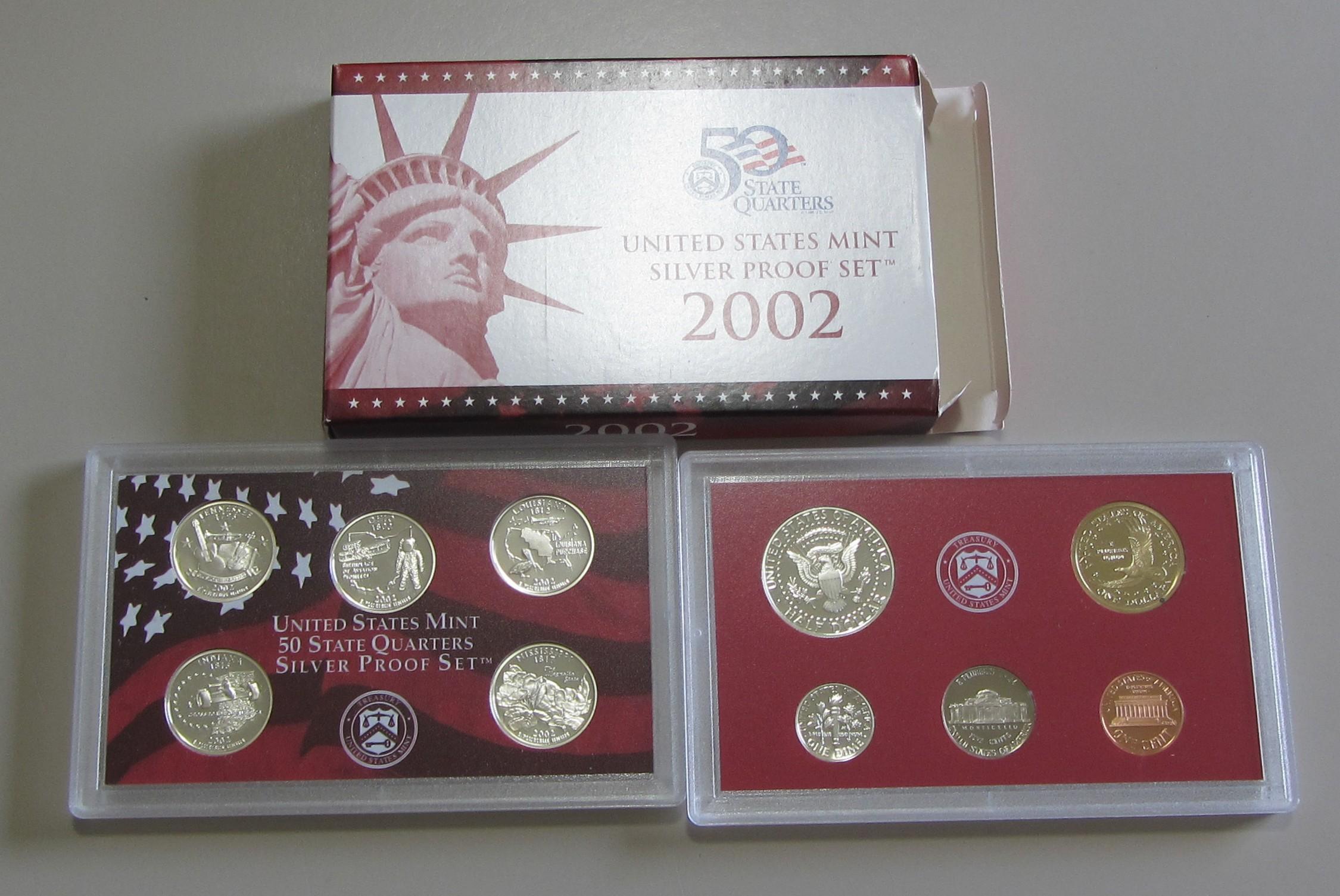 2002 SILVER PROOF SET