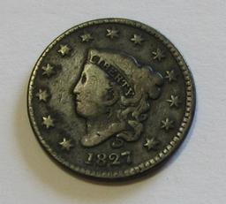 1827 LARGE CENT