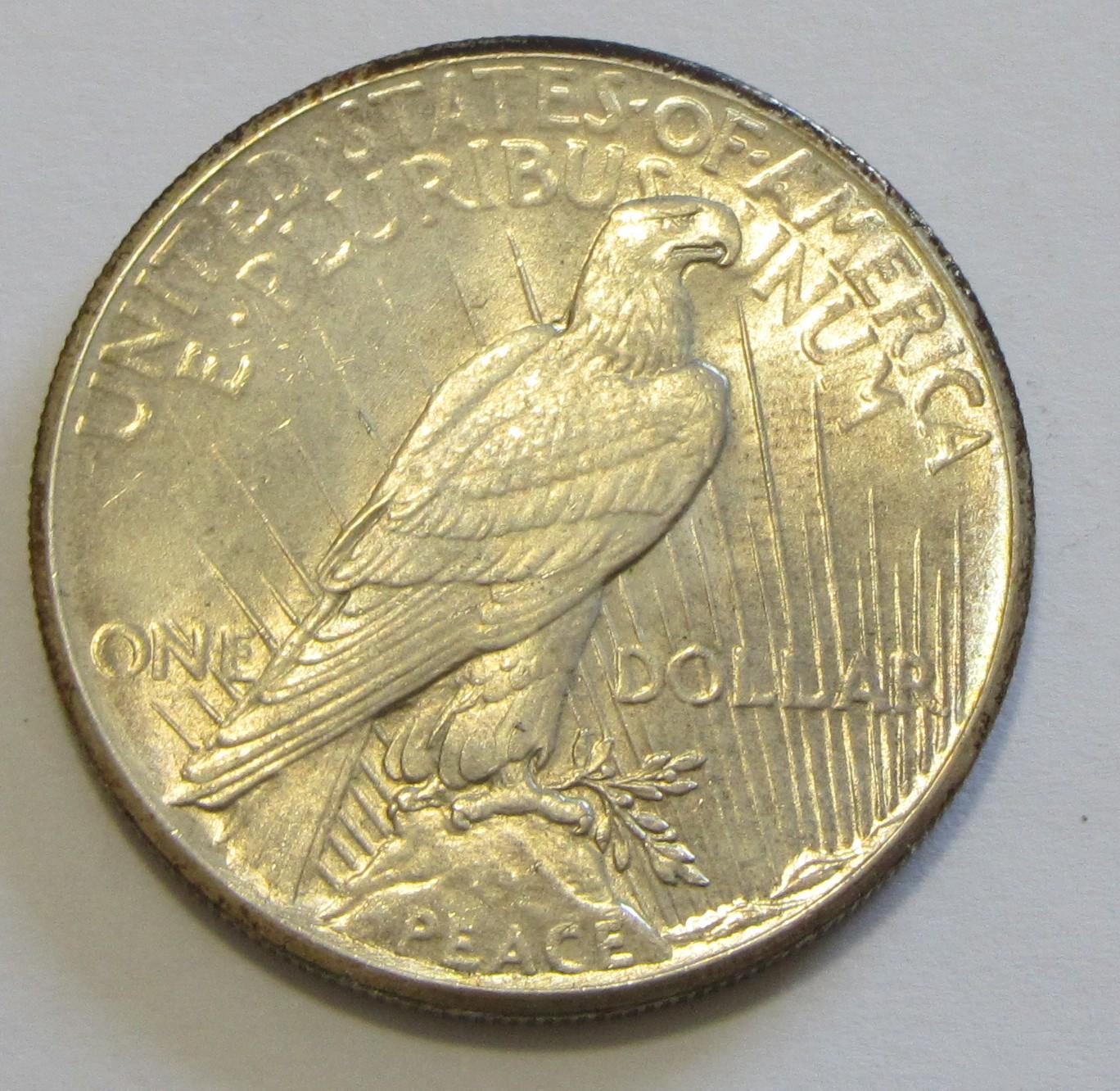 BU $1 1925 PEACE DOLLAR