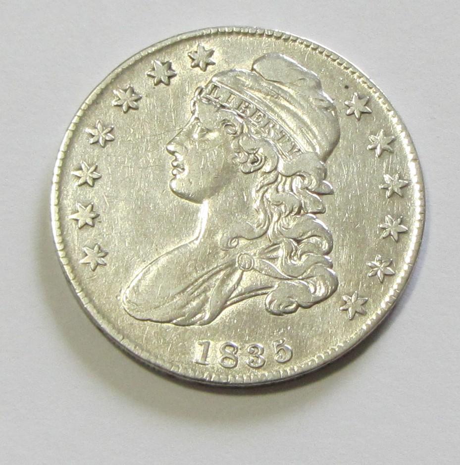 1835 CAPPED BUST HALF