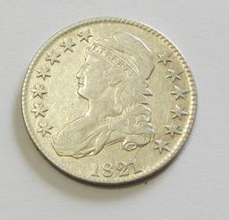 1821 CAPPED BUST HALF