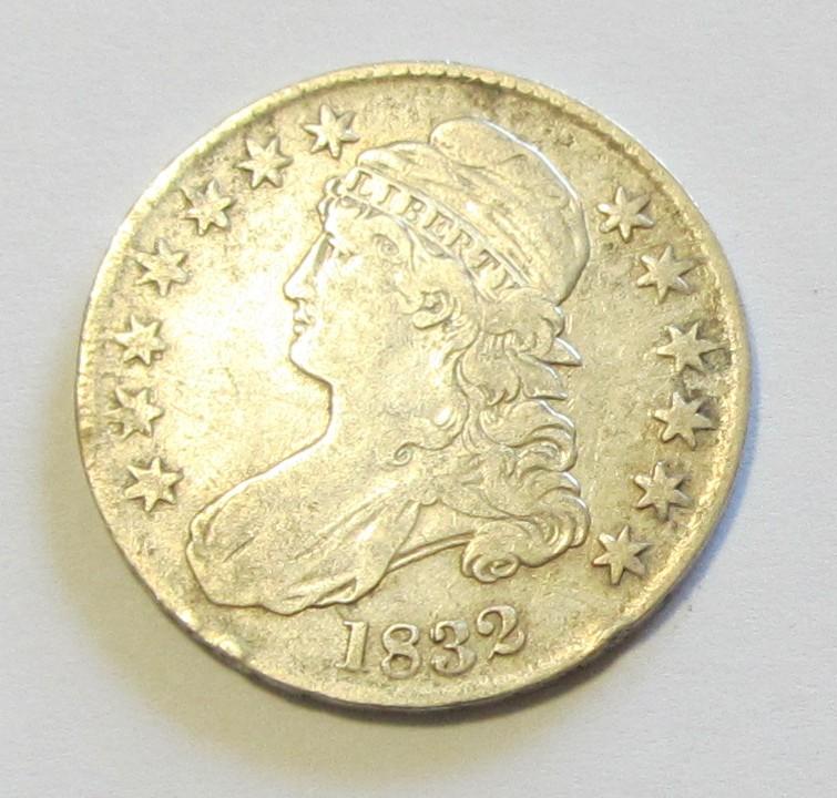 1832 CAPPED BUST HALF