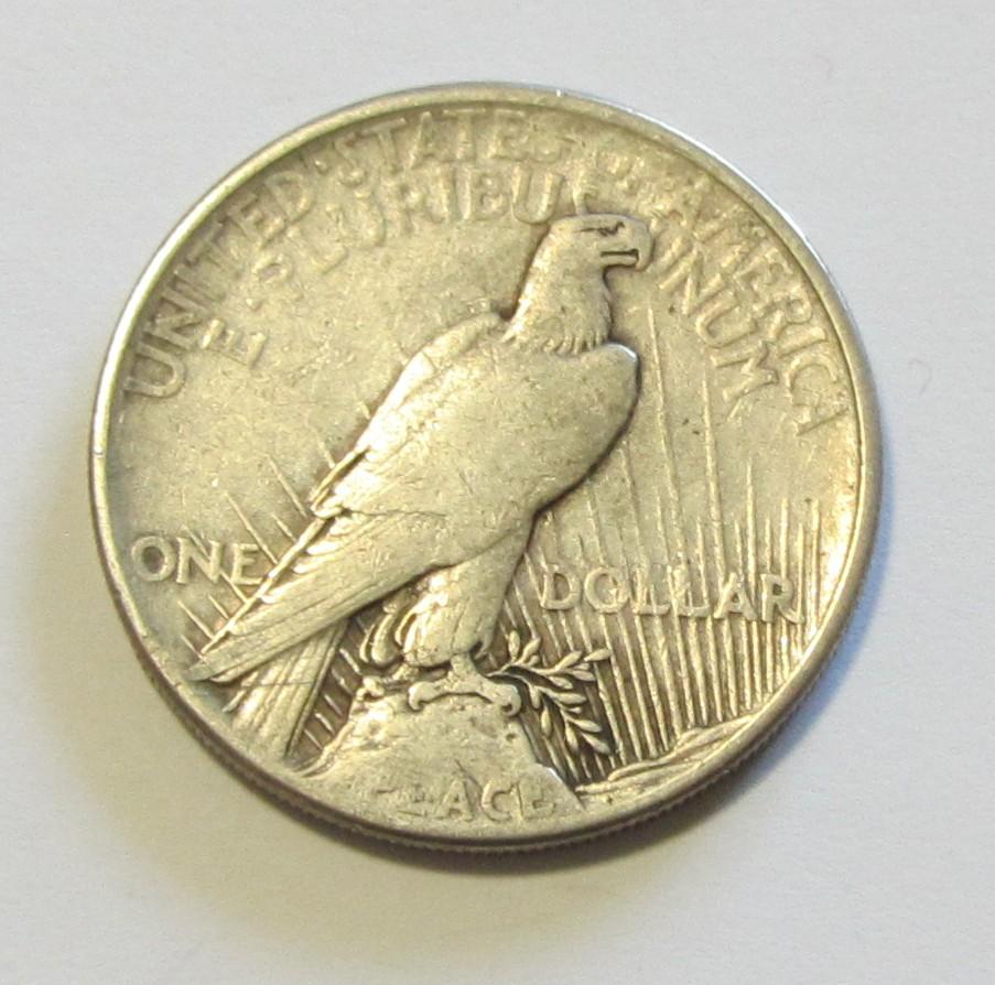 KEY $1 1921 PEACE DOLLAR