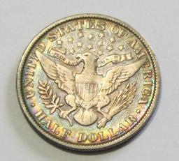 1901 BARBER HALF TONING