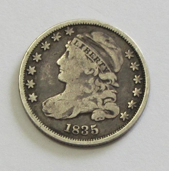 1835 CAPPED BUST HALF DOLLAR