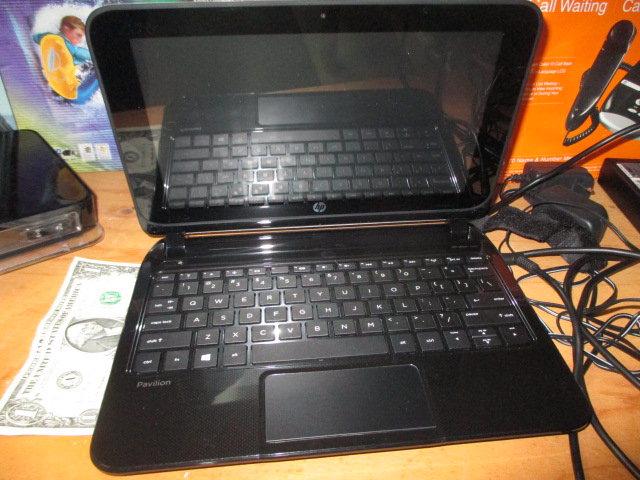 Small HP Laptop, NetGear Router and other Electronics